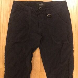 NWOT Sanctuary navy cargo military cropped pants
